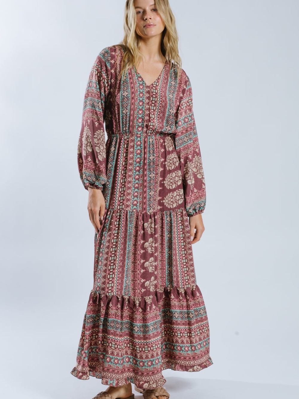 Raga Nuha L/S Maxi Dress